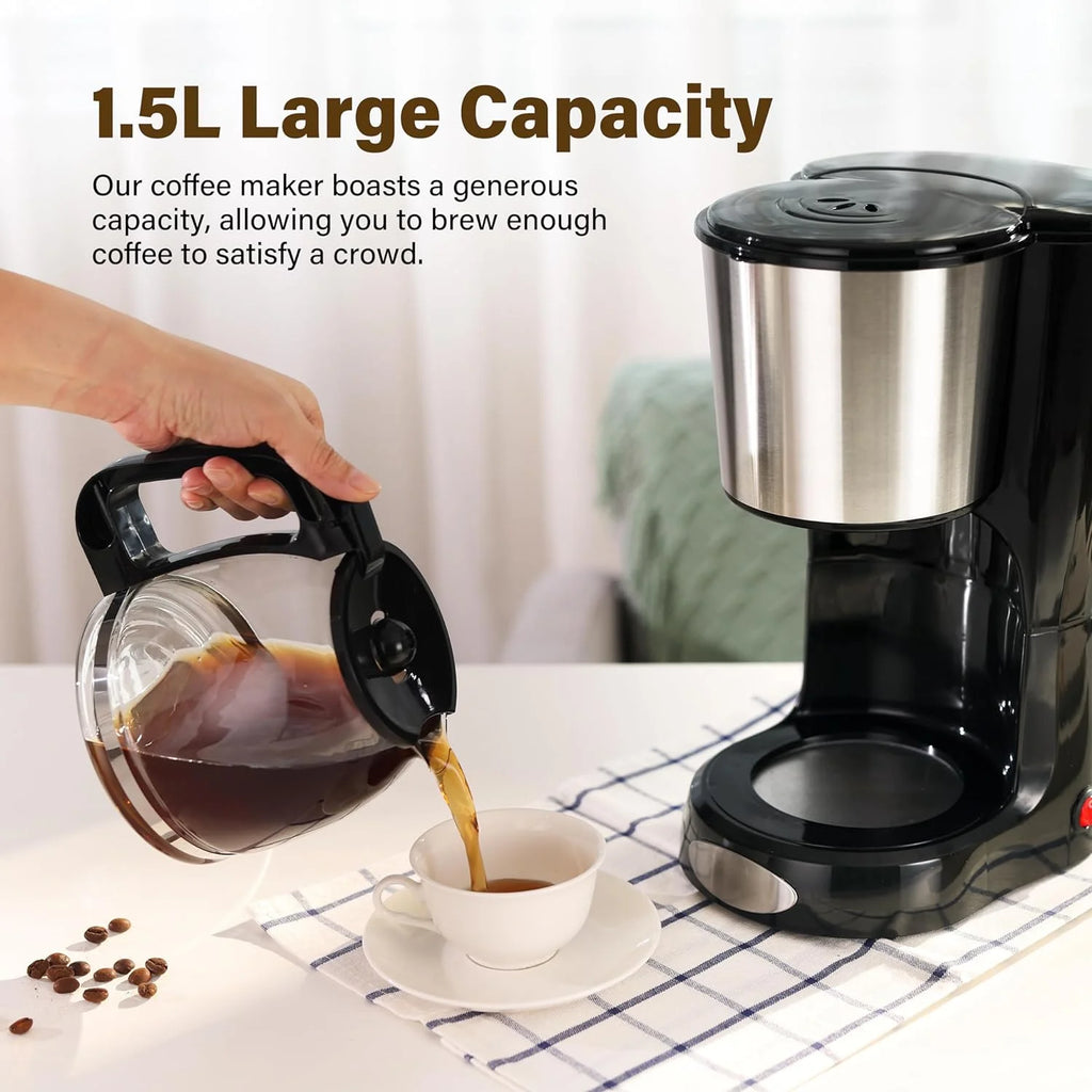 12 Cup Stainless Steel Drip Coffee Maker W590742