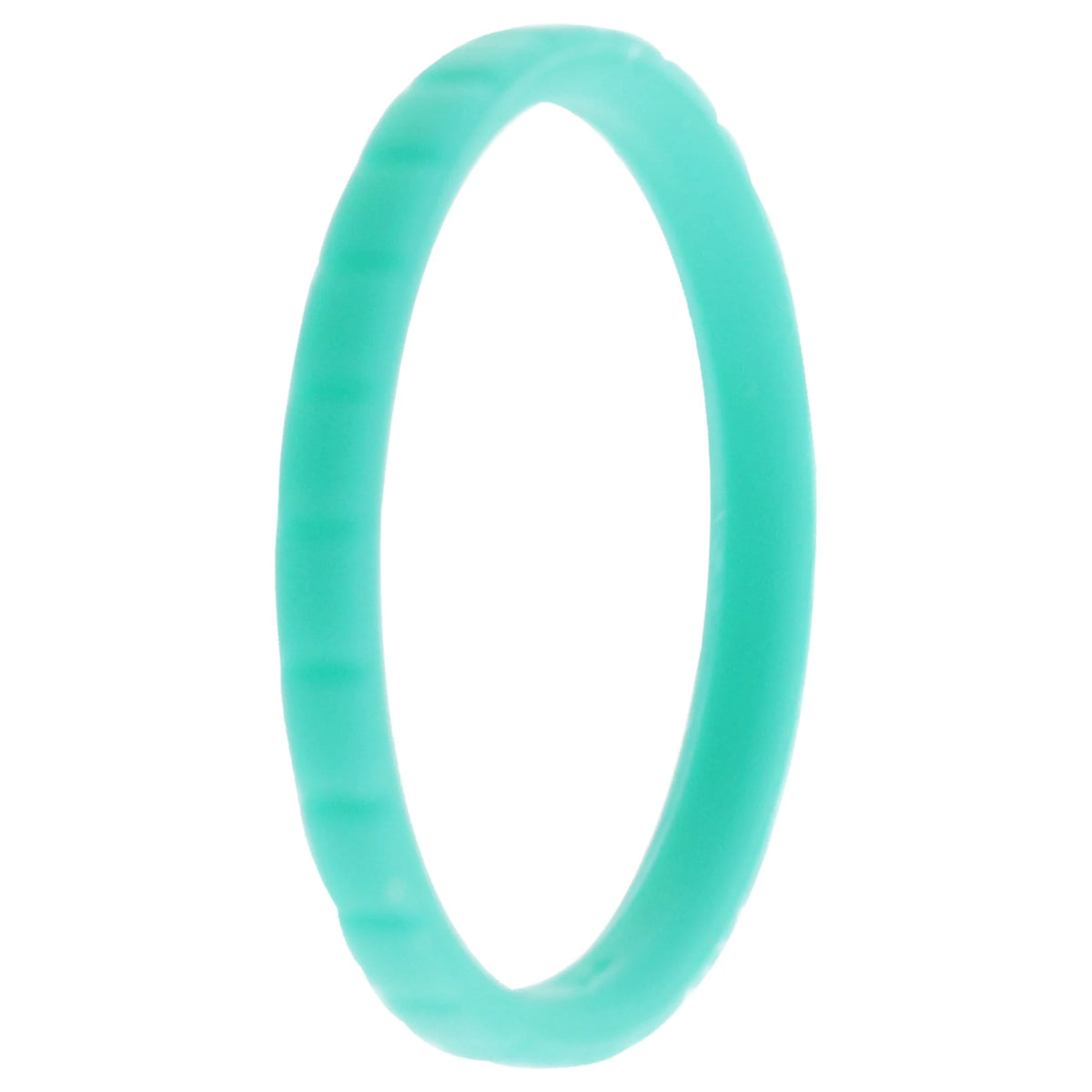 Turquoise Silicone Single Ring J295685