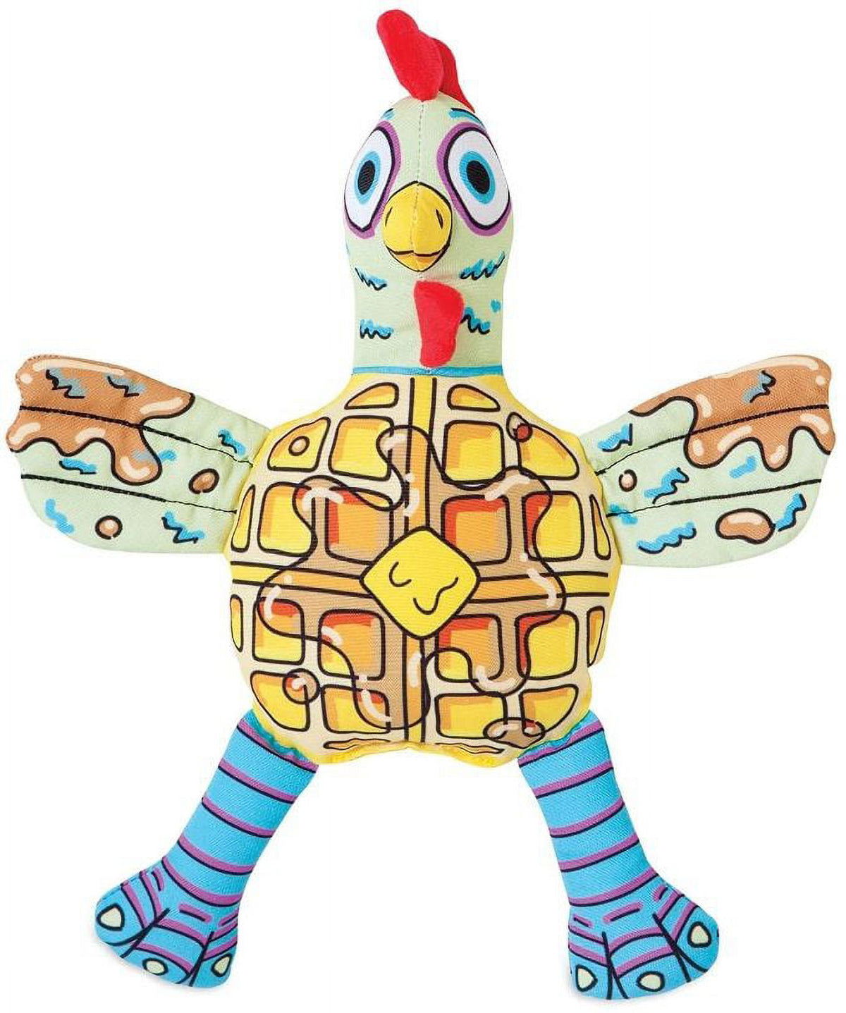 Chicken 'n Waffles Dog Toy E613634
