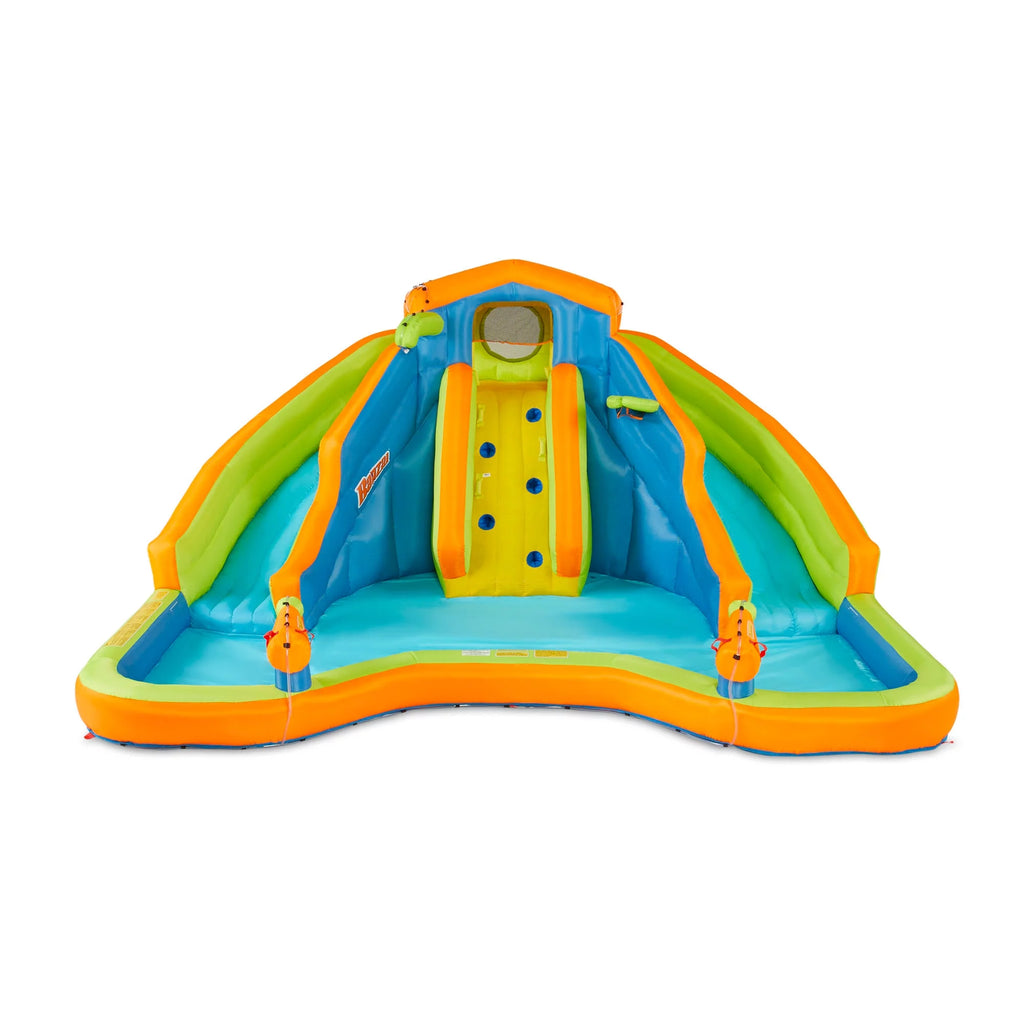 Inflatable 2 Lane Water Slide Splash Pool A609
