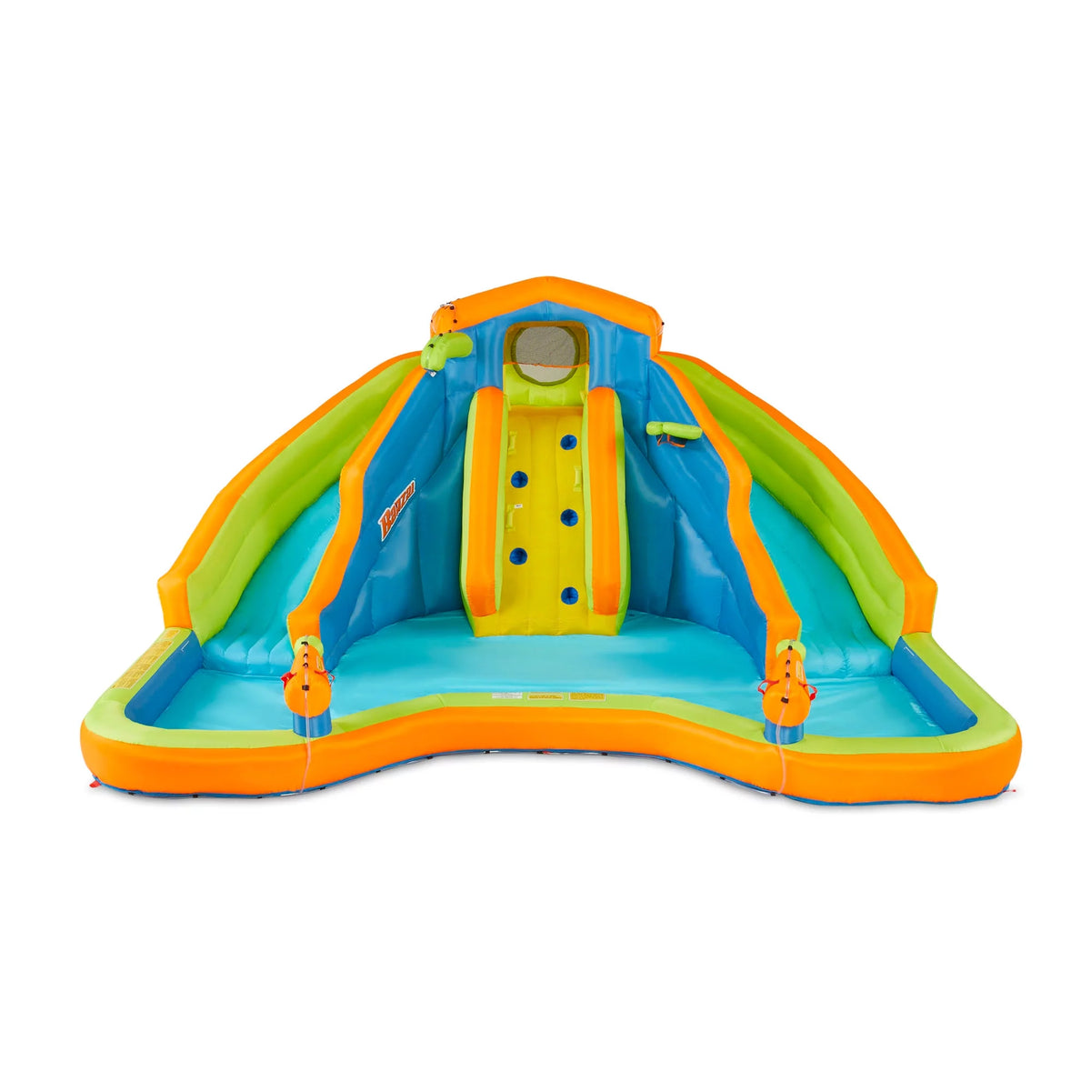 Inflatable 2 Lane Water Slide Splash Pool A609