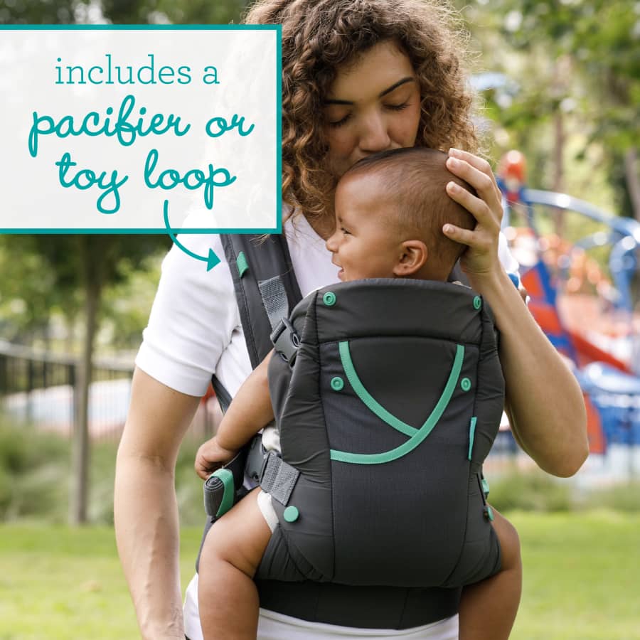 Gray Multi-Pocket Baby Carrier A544