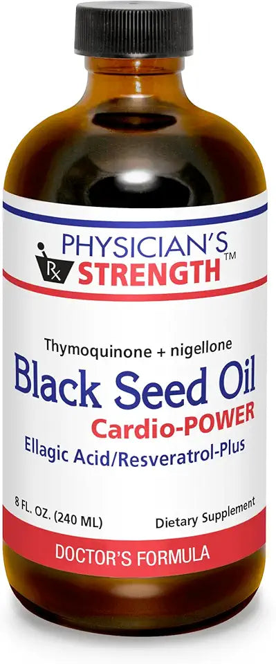 Black Seed Cardio-Power 8 fl oz Non-GMO 48 Servings F4962