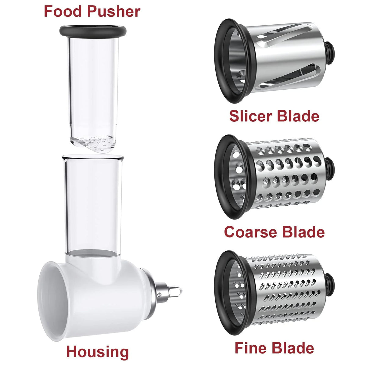 Vegetable Slicer and Cheese Grater Attachment for KitchenAid Stand Mixers N545640