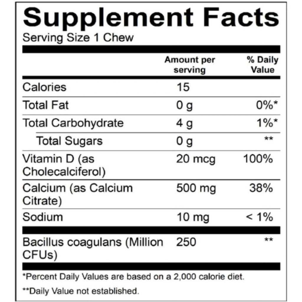 6-Month Supply Bariatric Multivitamin Capsules and Calcium Citrate Soft Chews B3375