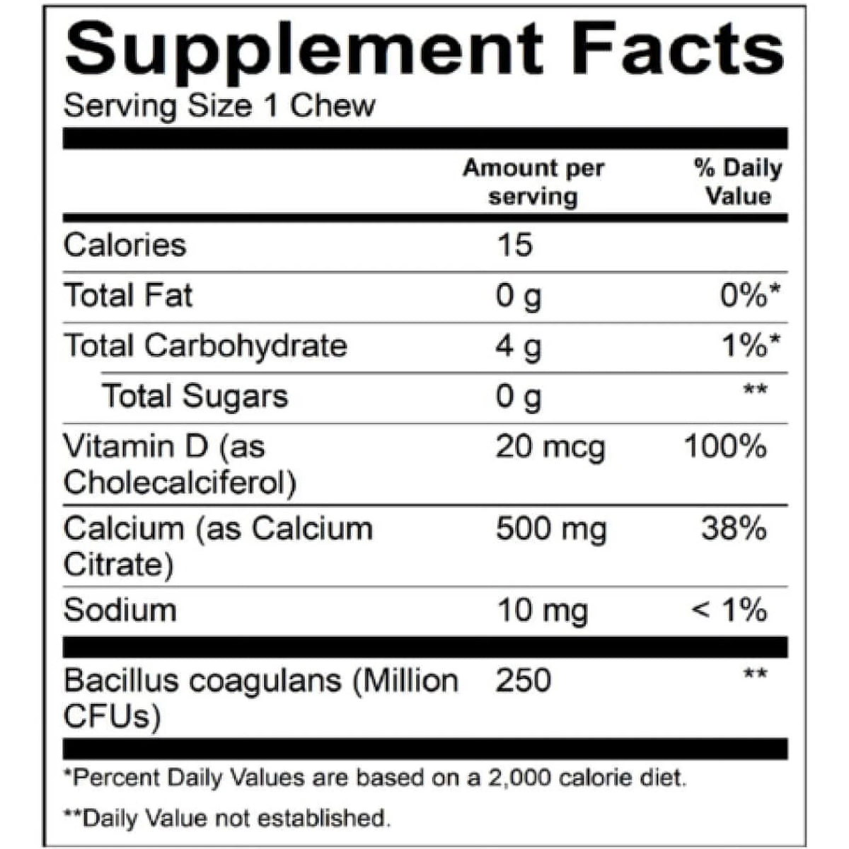 6-Month Supply Bariatric Multivitamin Capsules and Calcium Citrate Soft Chews B3375