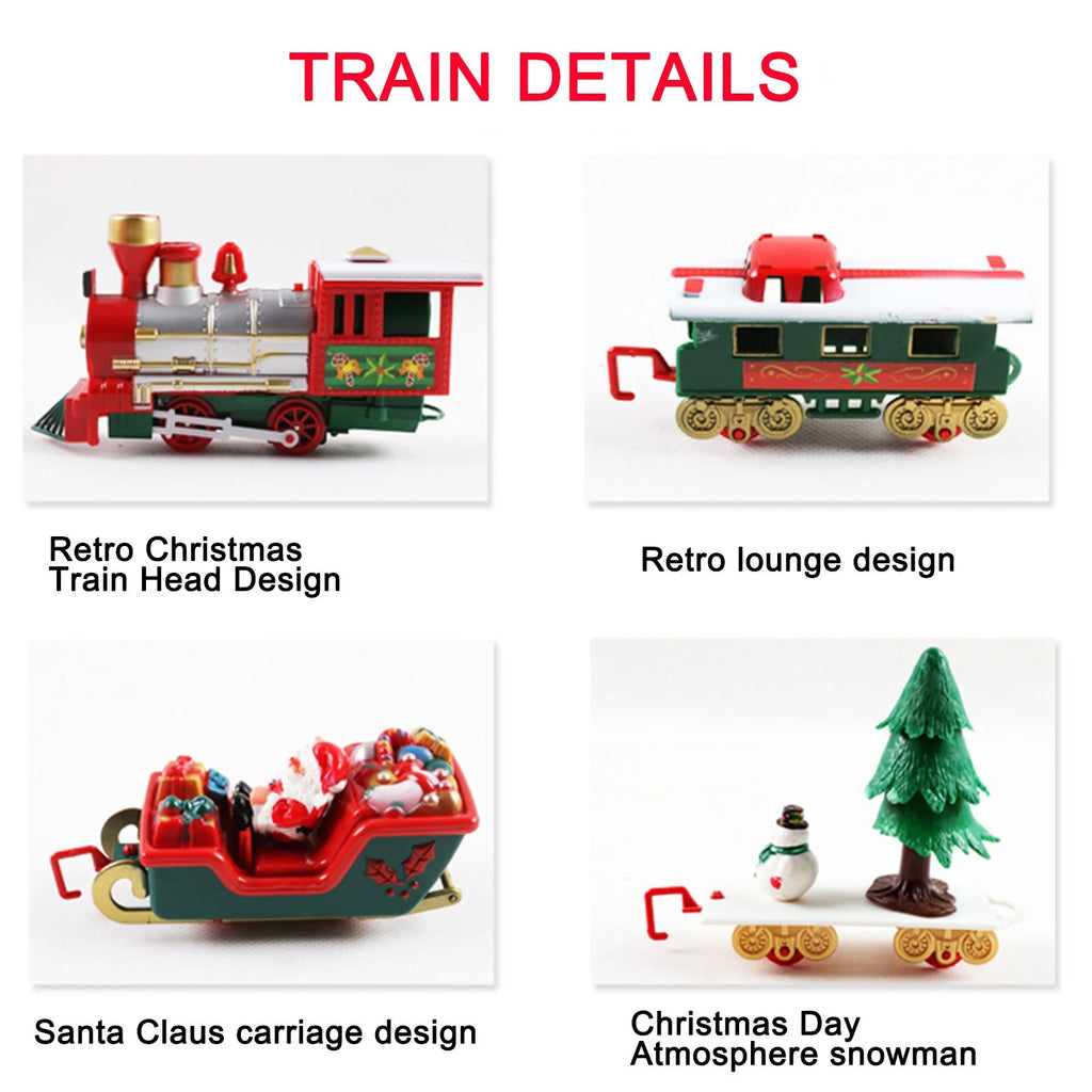 Battery Operated Toy Train Set with Railway Tracks B3185