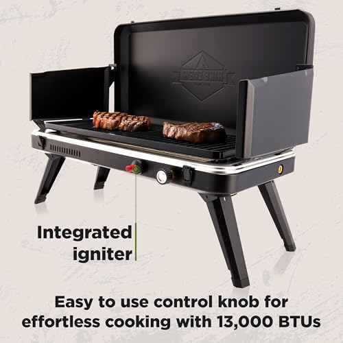 2-in-1 Gas Camping Grill and Griddle Combo J1503