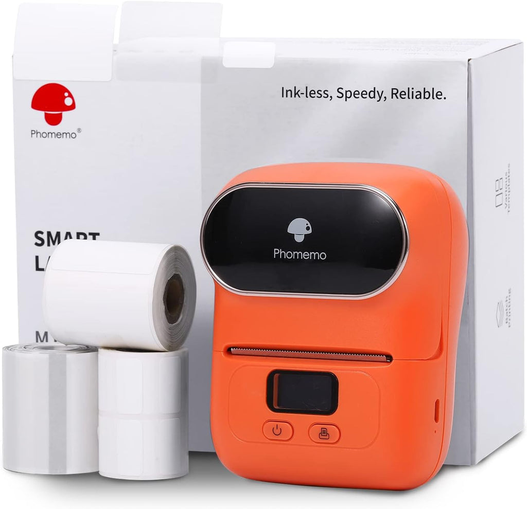 Pink Bluetooth Label Maker with 3 Rolls Labels H6470