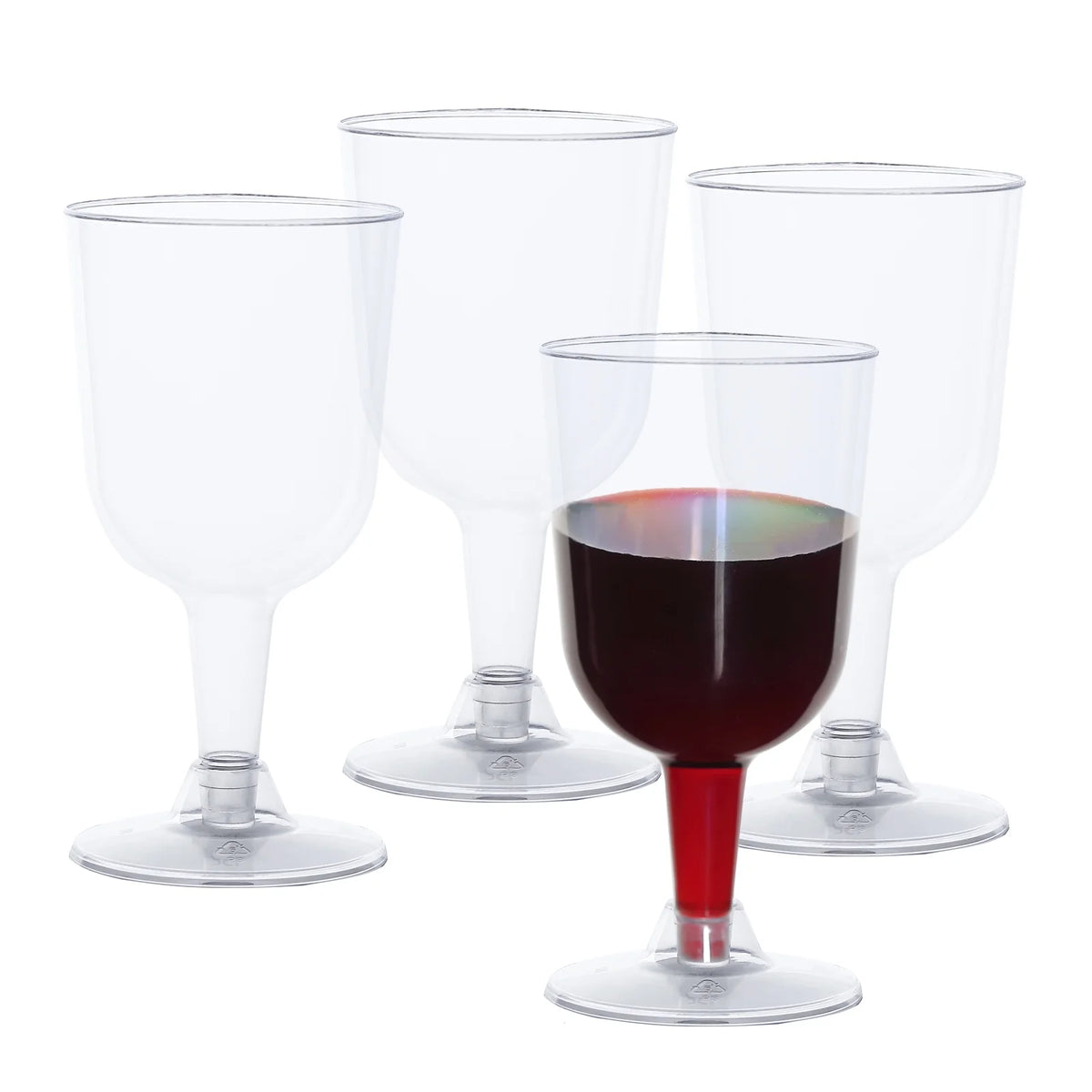 Plastic Wine Champagne Flutes E7053