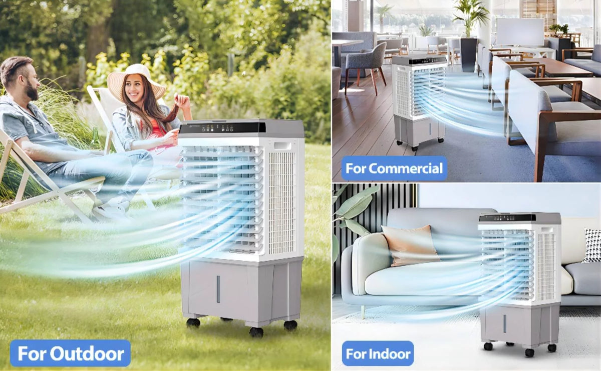 20L Portable Evaporative Air Cooler Fan Humidifier J528