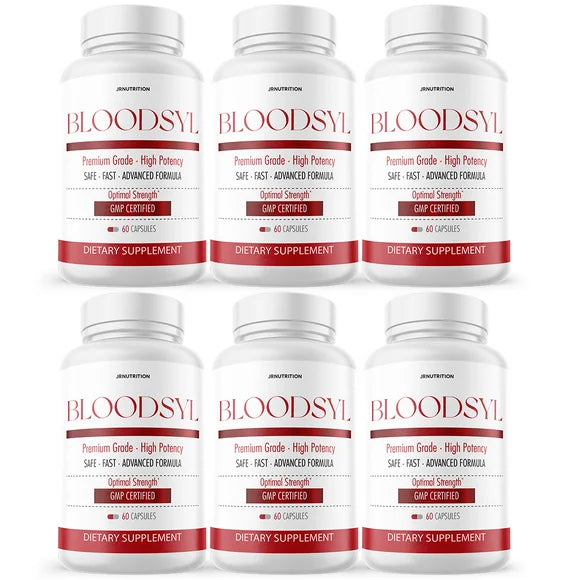 Blood Support Dietary Supplement 60 Capsules 6 Pack Q277