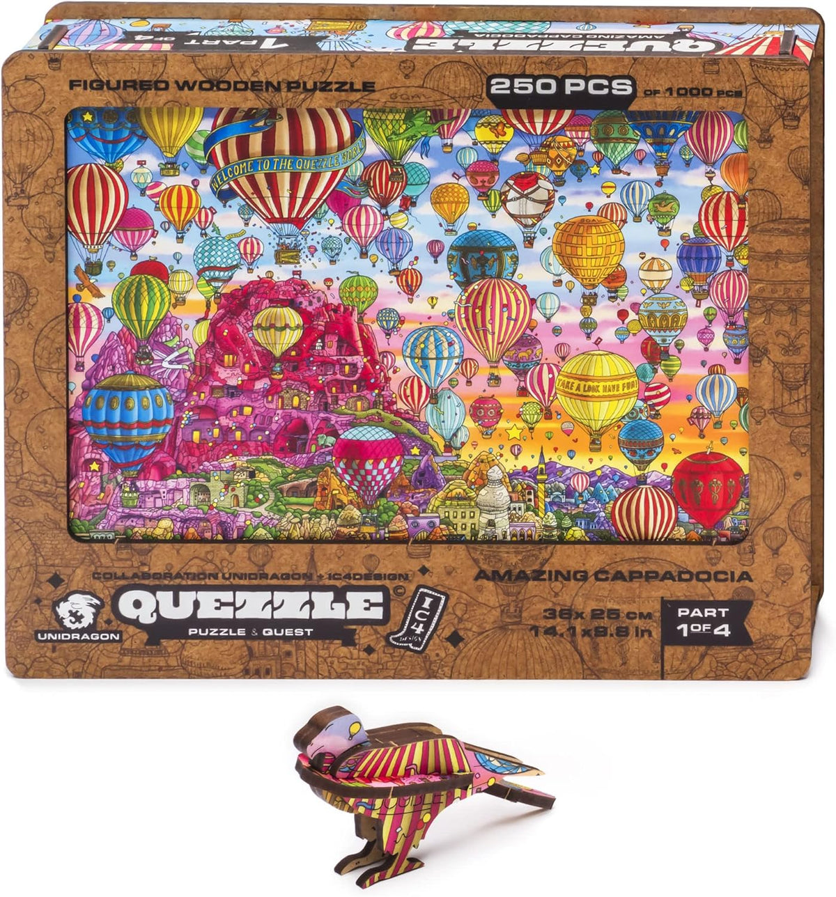 Wooden Jigsaw Puzzle, 250 pcs, 14.1 x 9.8 G481344
