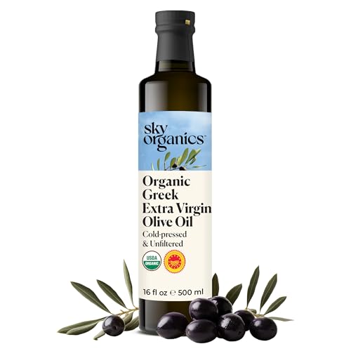 Organic Extra Virgin Olive Oil, 16 fl oz Cold Pressed Unfiltered R307808