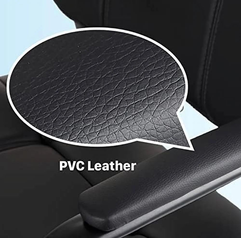 Black Bonded Leather Guest Chair 4 Pack F161