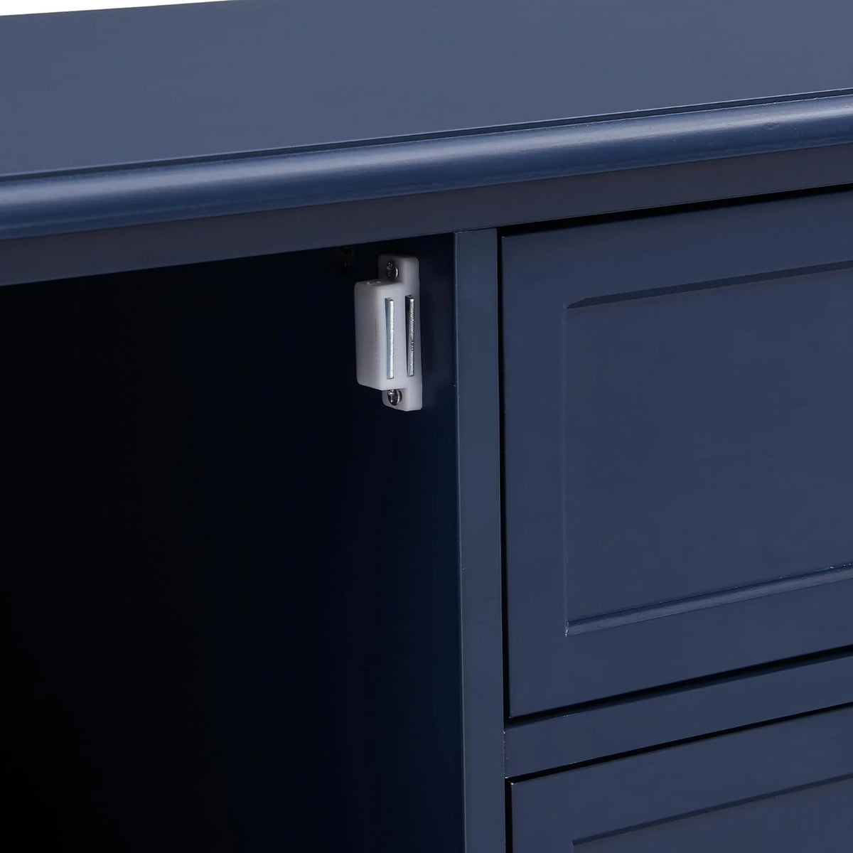 Blue TV Stand with 2 Drawers and Doors S98000