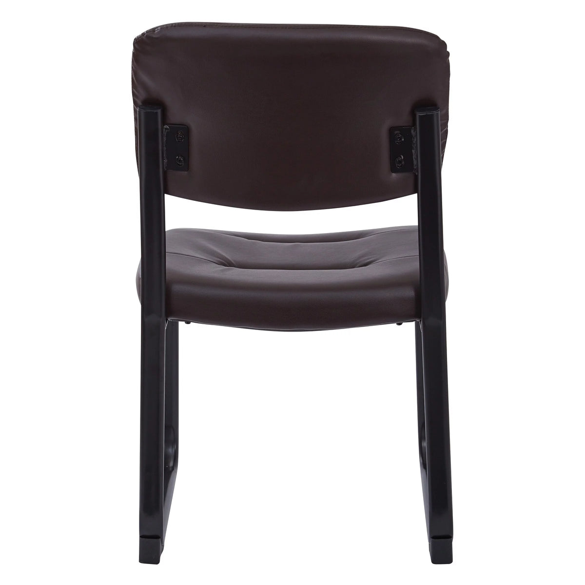 Faux Leather Visitor Chair with Sled Base L20543