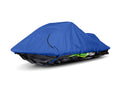 Blue Polyester Jet Ski Cover with Drawcord Hem S340211