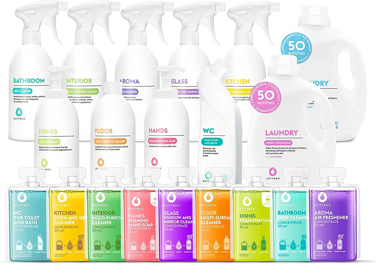 Household Cleaning Supplies Set of 11 Products G8211