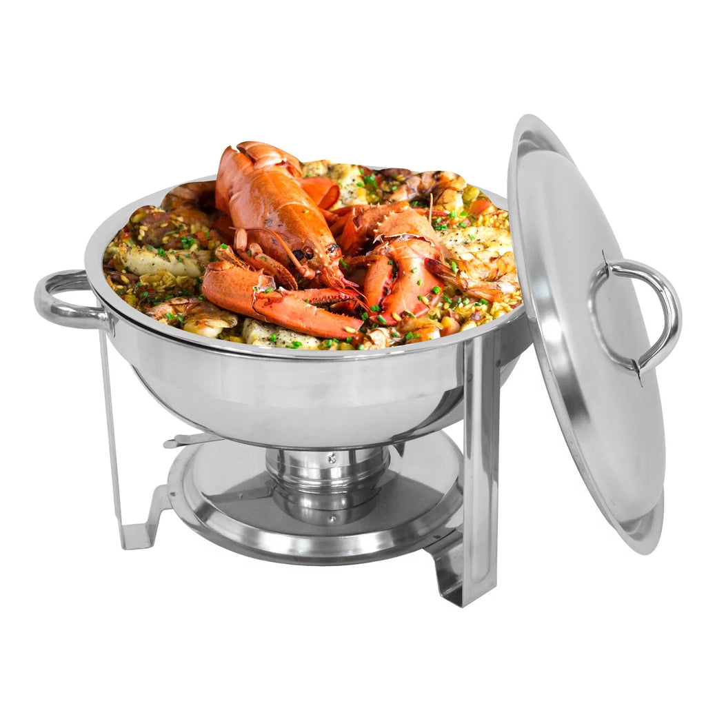 Round Chafing Dish 5Qt Buffet Stove Set U432