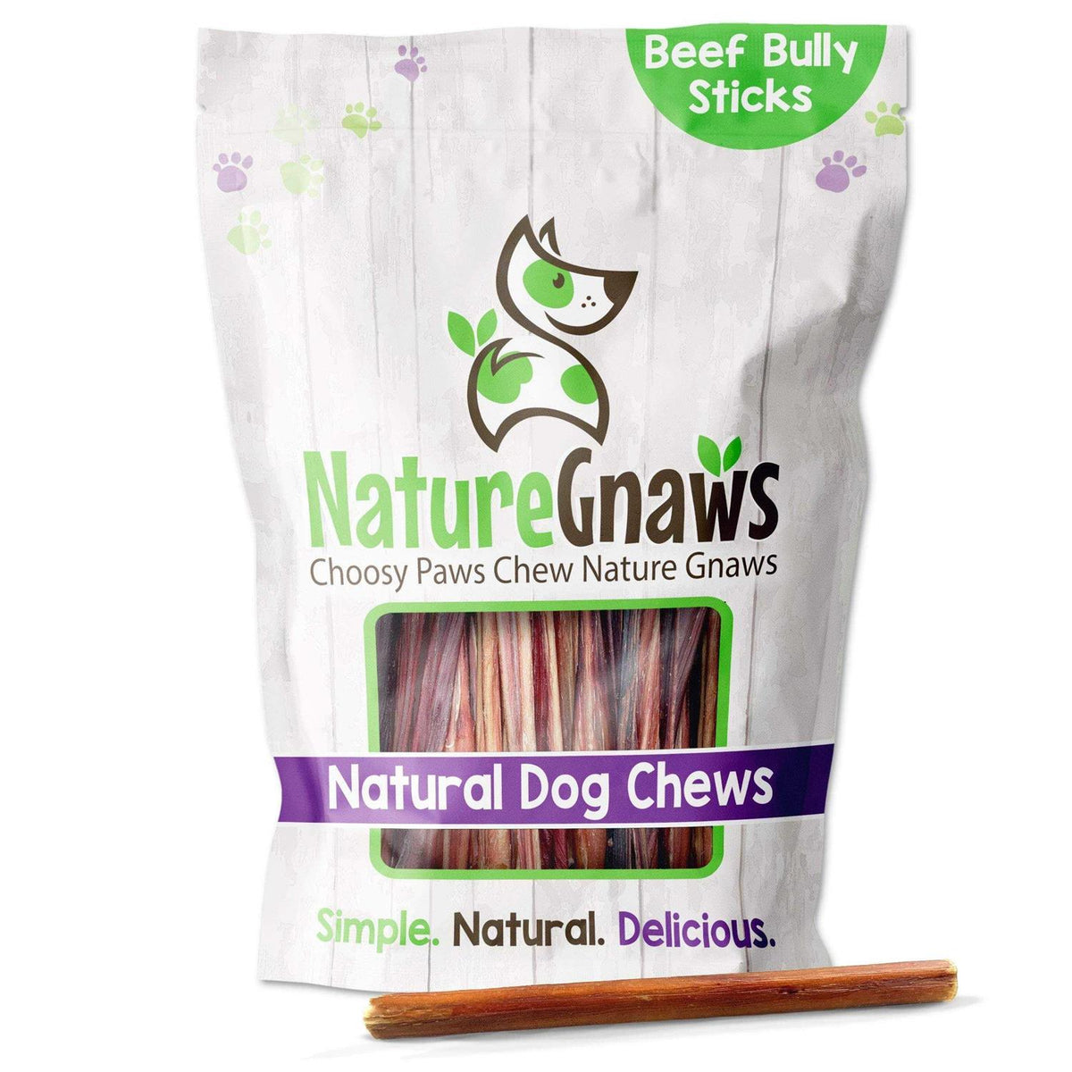 Natural Beef Bully Sticks for Dogs Q47417