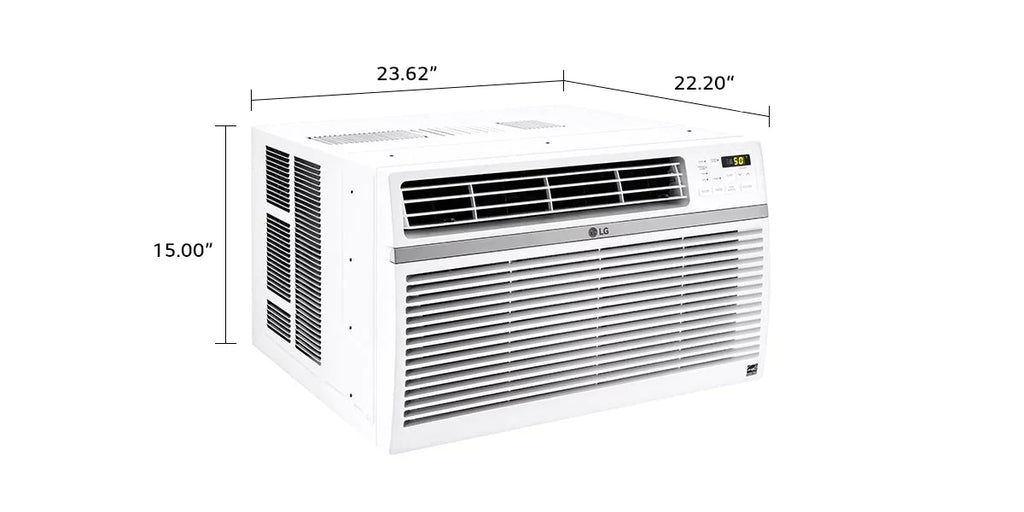 8,000 BTU Window-Mounted Air Conditioner with Remote Control E371233