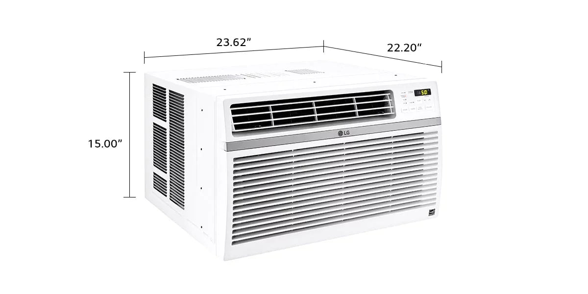 8,000 BTU Window-Mounted Air Conditioner with Remote Control E371233