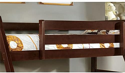 Twin Over Full Bunk Bed in Dark Walnut M44335
