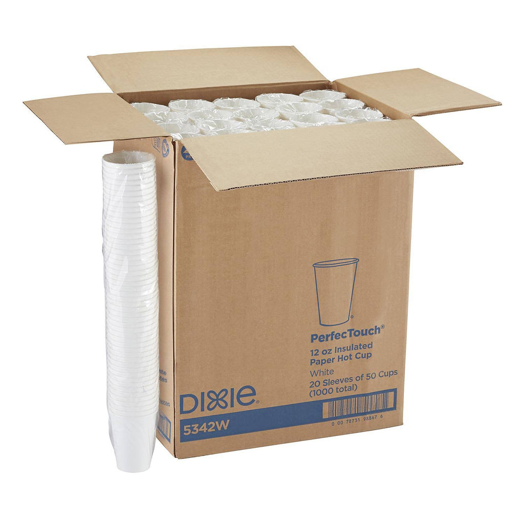 White 12 oz. Hot/Cold Cups Q491