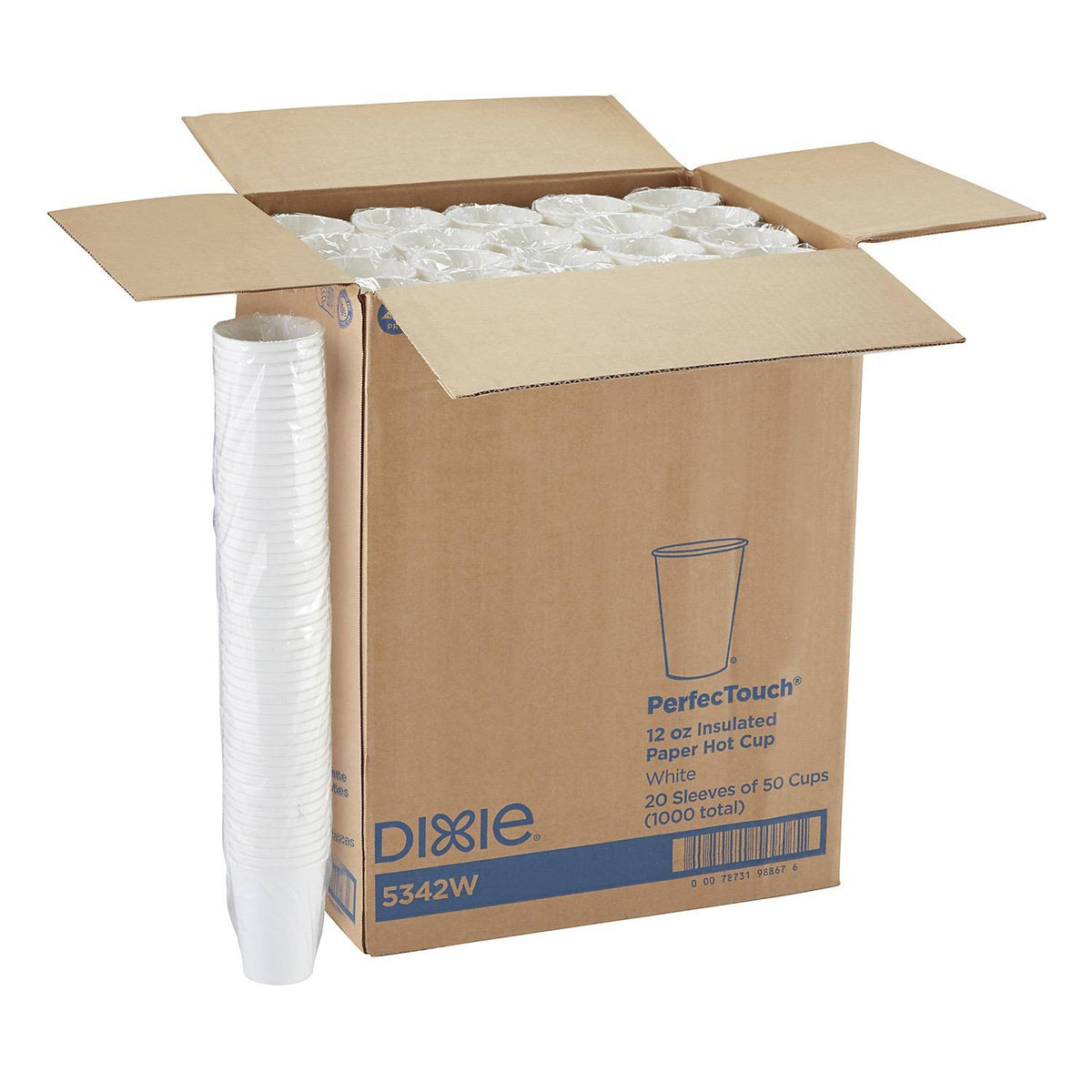 White 12 oz. Hot/Cold Cups Q491
