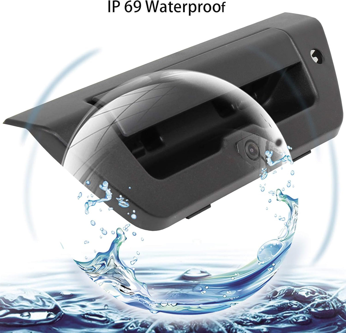 Black Tailgate Handle with Backup Camera G83840