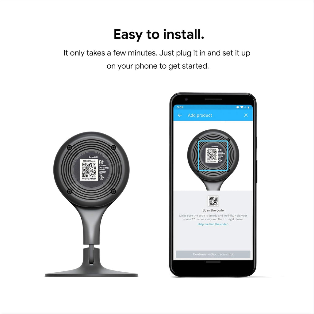 Indoor Security Camera with Night Vision R1749