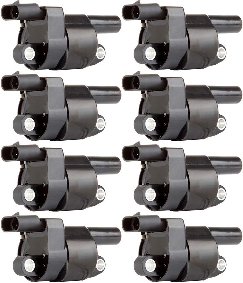 Round Ignition Coil Pack of 8 X38198