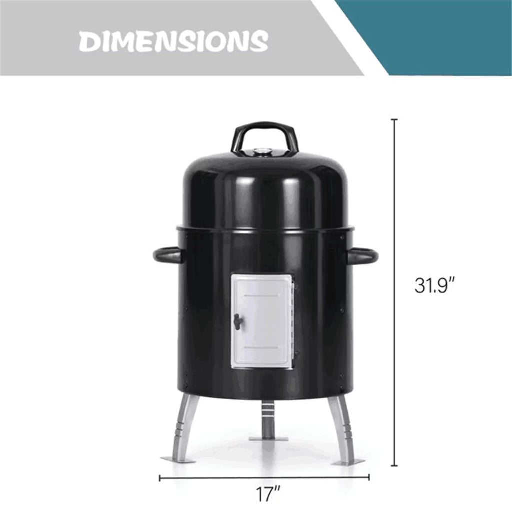 Portable Charcoal Grill & Smoker T5192