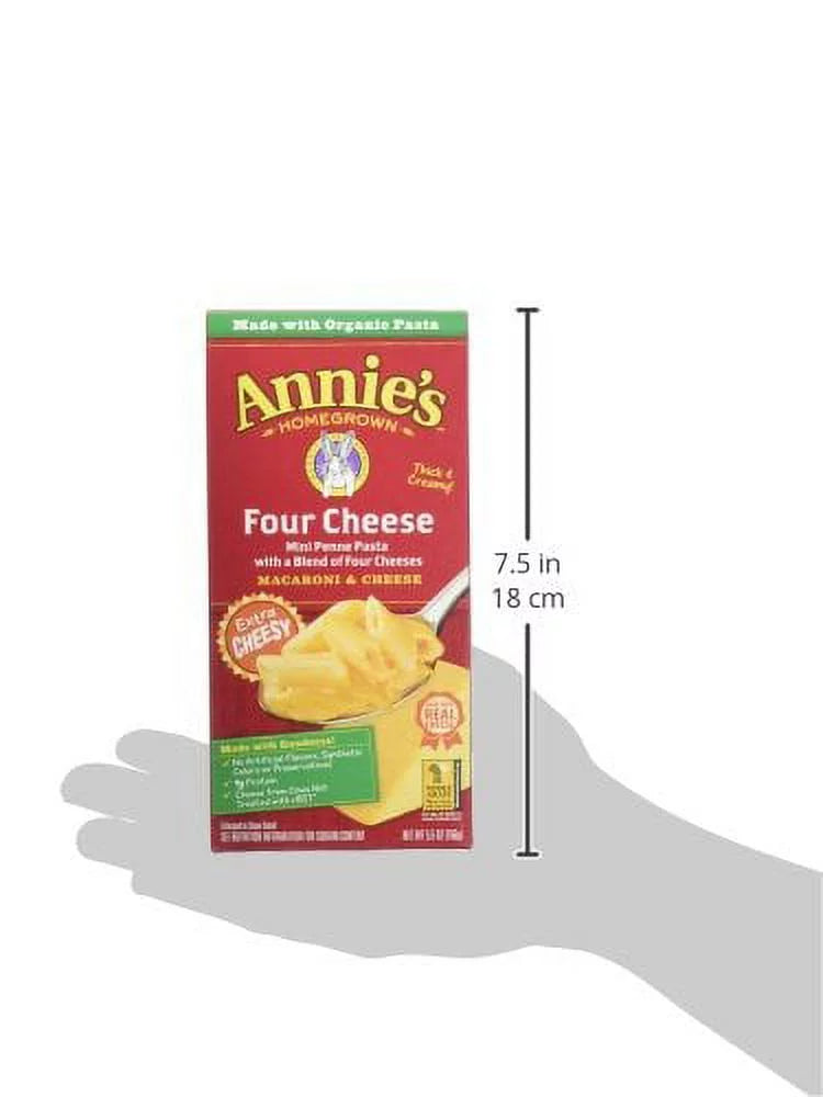 Four Cheese Penne Macaroni and Cheese Dinner with Organic Pasta, 5.5 OZ Y766