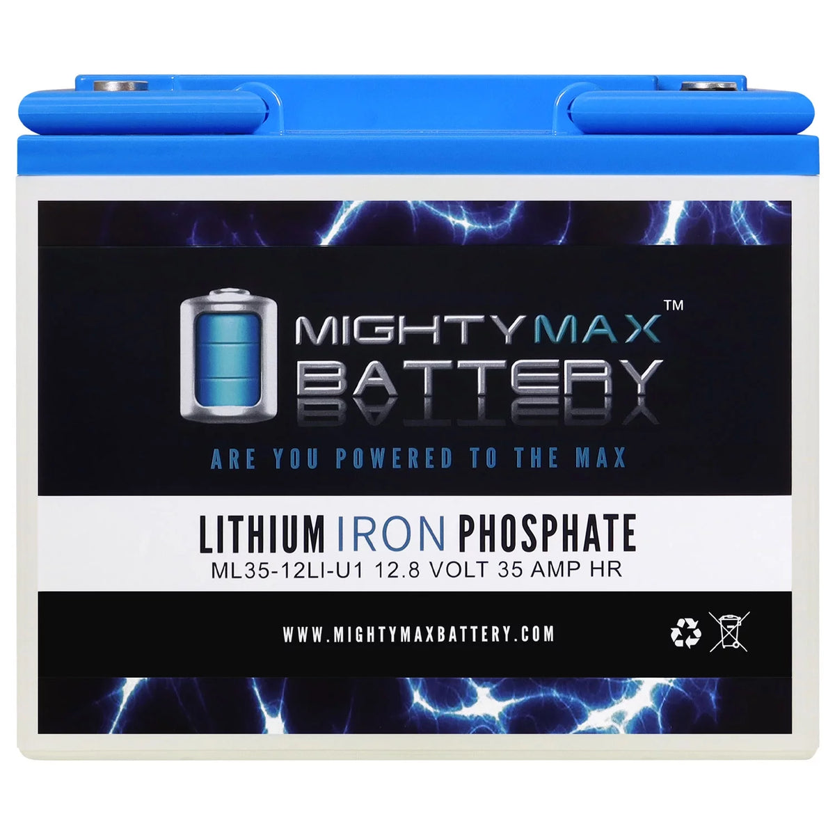 12V 35AH U1 Lithium Replacement Battery Q86397