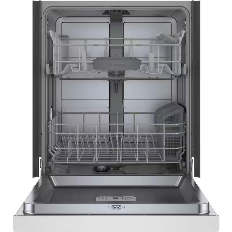 White Front Control Tall Tub Dishwasher with Stainless Steel Tub V269571