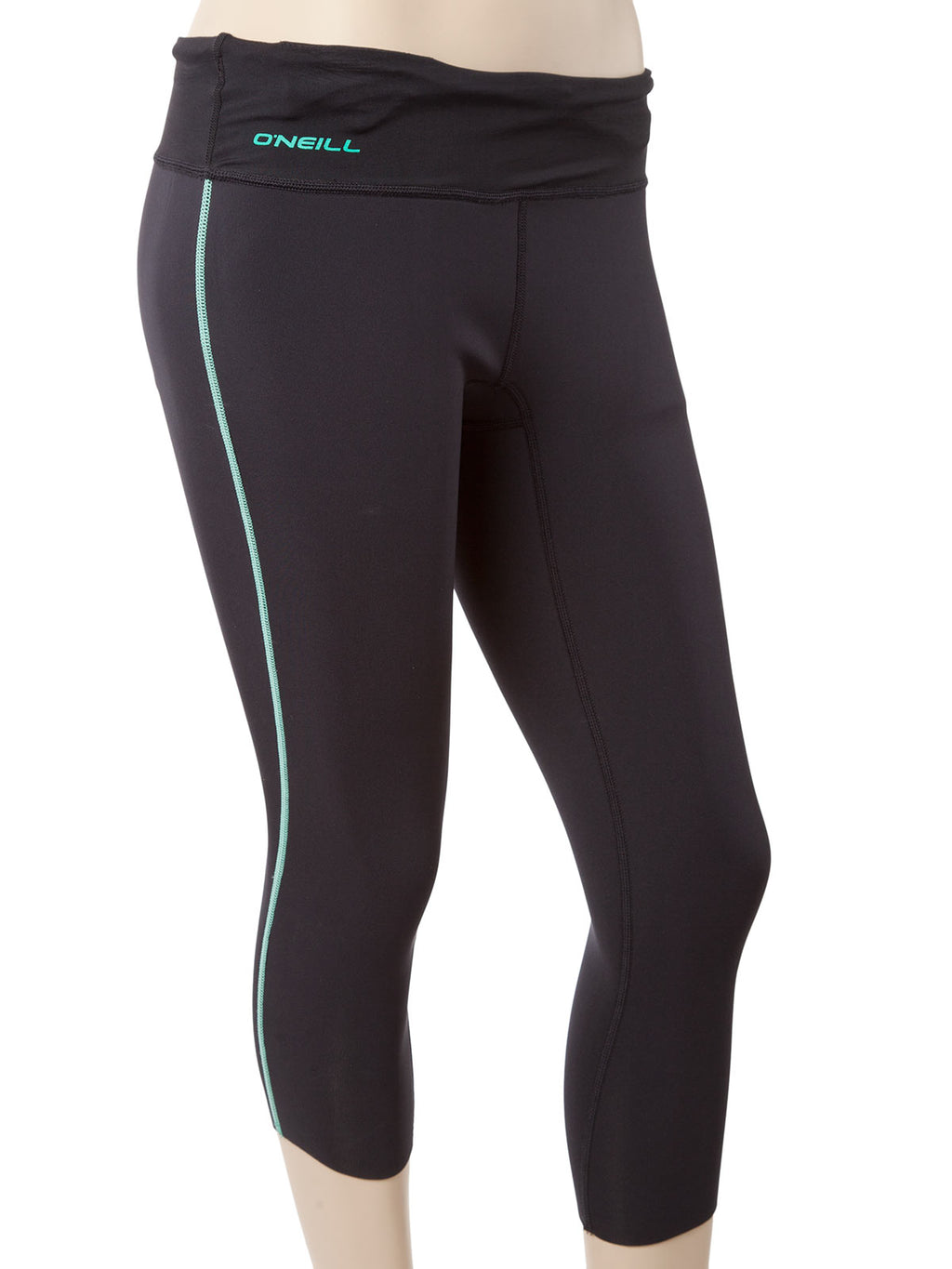 Womens Supertech Neoprene Capri 16 Black/seaglass X9744
