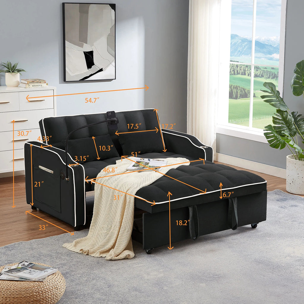 Oversized Convertible Sleeper Sofa Chair Bed C803108