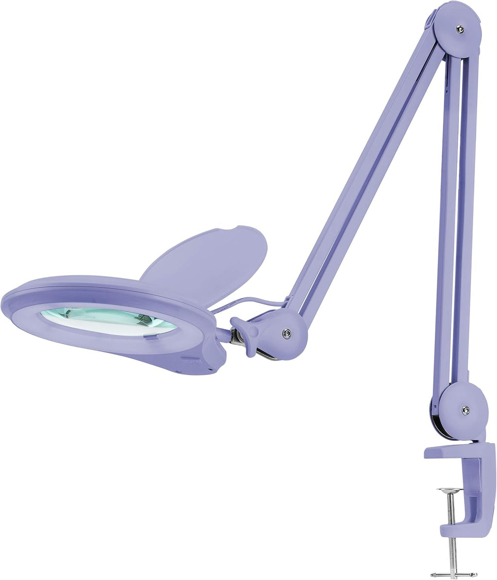 60 Pcs SMD LED Magnifying Lamp with Clamp, 5 Inches Diameter Lens A346