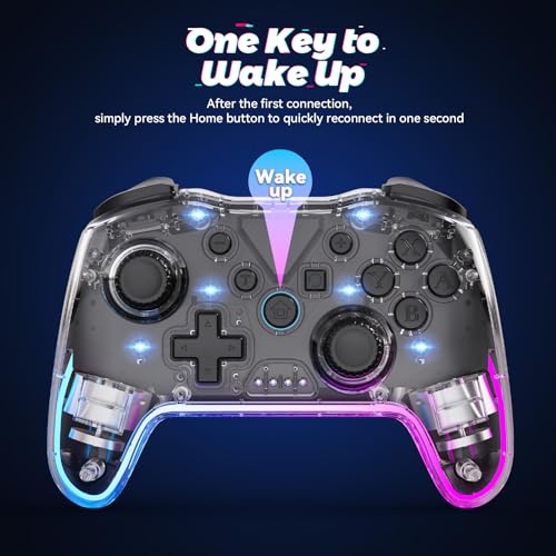 Wireless Controller with RGB Backlight and Adjustable Turbo R858068