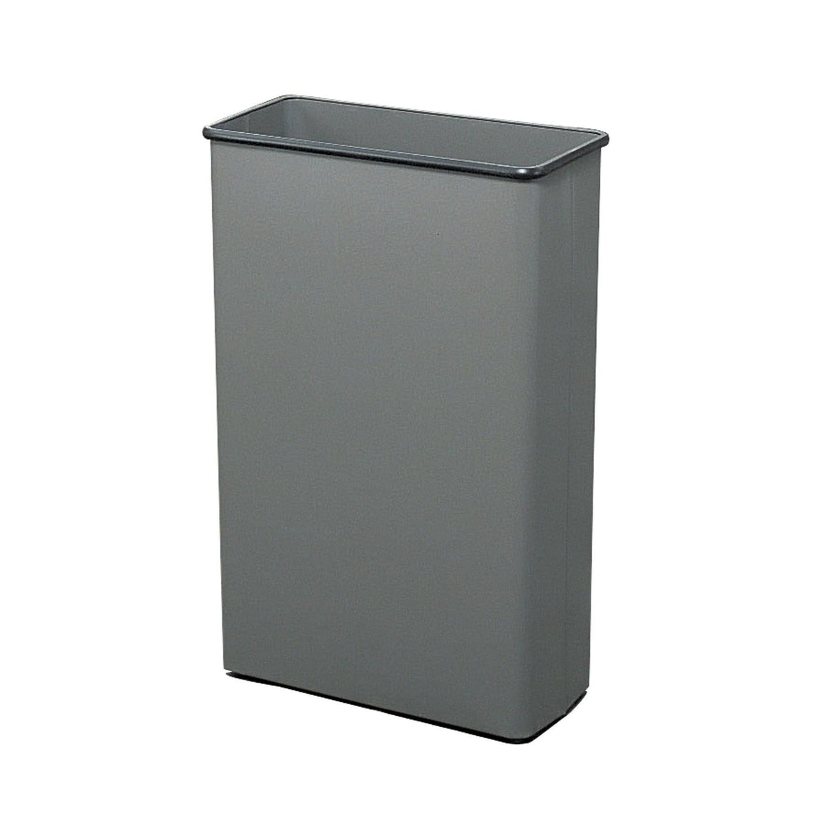 Rectangular Trash Can 88 Quarts Gray (Qty. 3) U588