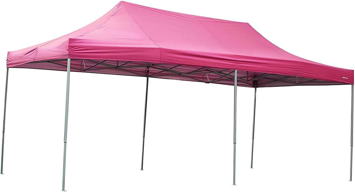 10x20 ft Pop up Canopy Tent with Removable Sidewalls and Wheeled Bag V34853