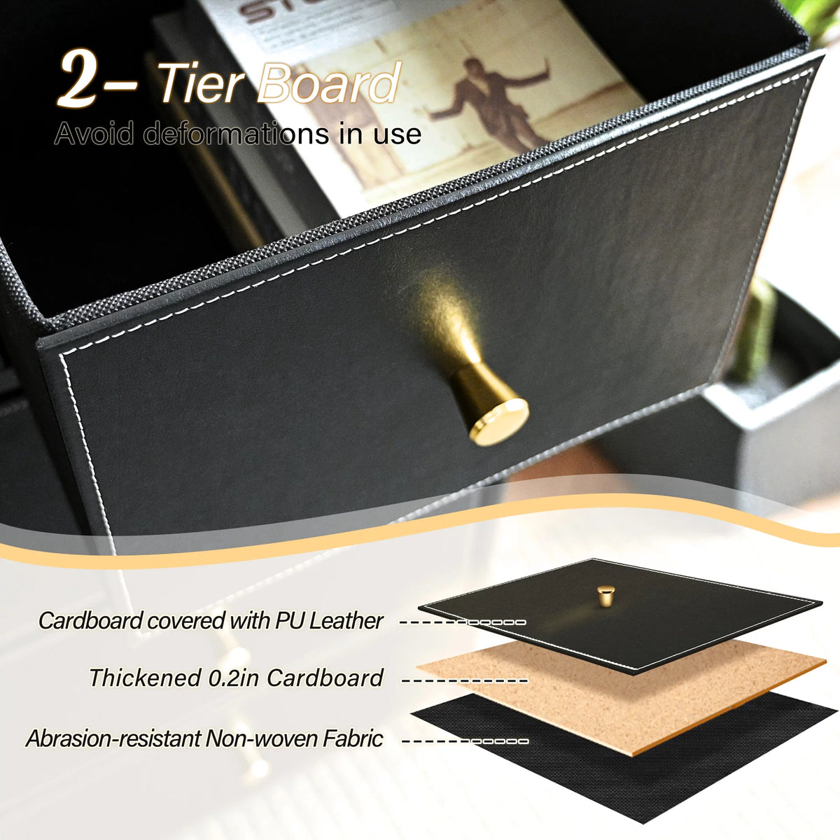 Black 9 Drawer Dresser Storage Organizer P661559