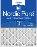 14x25x1 MERV 12 Pleated AC Furnace Air Filters 12 Pack B30874