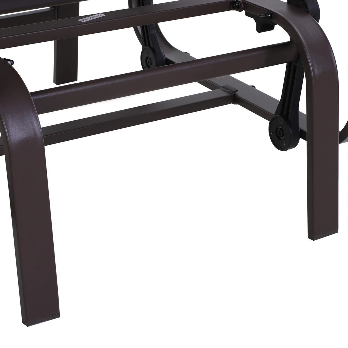 Brown Wooden Legs Glider Rocking Chair E956