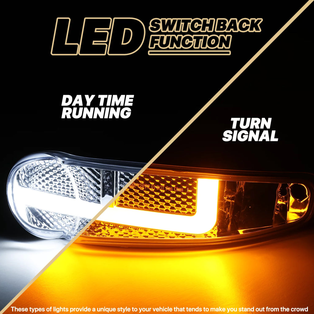 LED Tube DRL Headlights Assembly Y478