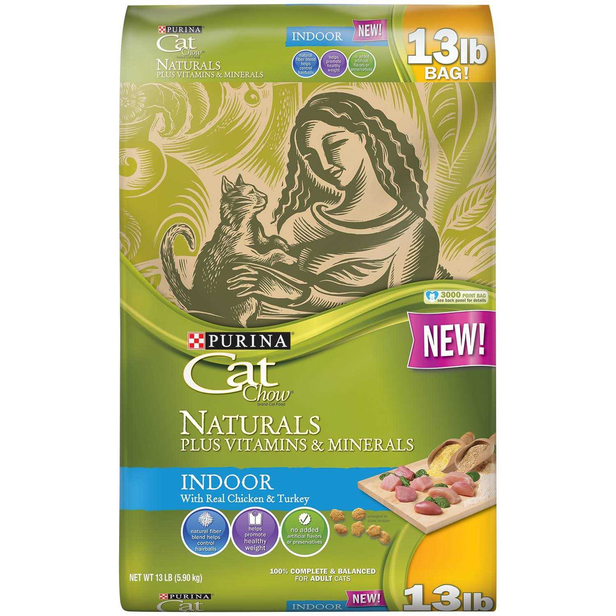 Naturals Indoor Dry Cat Food W37127