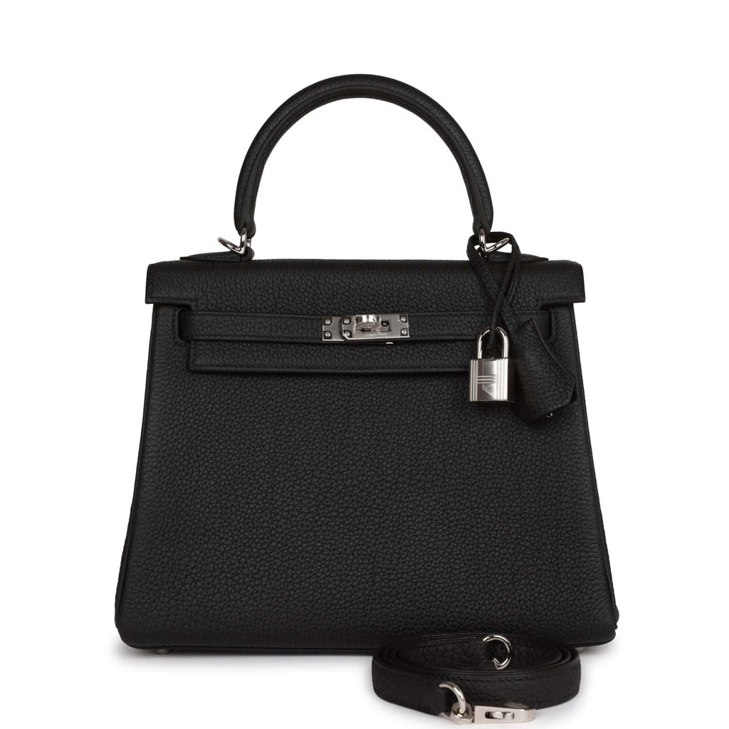 Black Togo Leather Bag L807