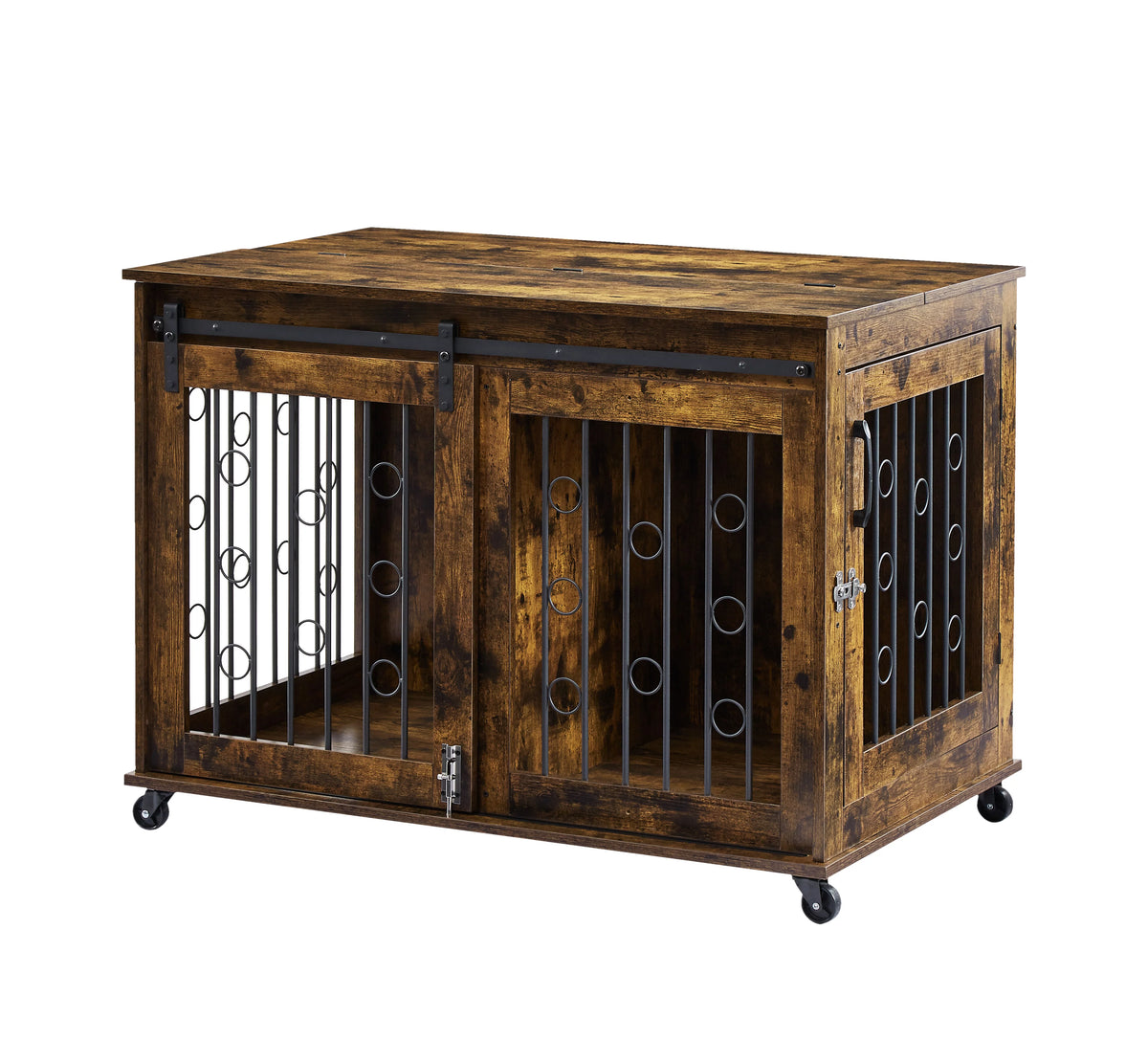 39" Dog Crate with Partition and Sliding Door H32846